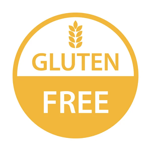 Vector Icono Libre Gluten Para Diseño Gráfico Logotipo Sitio Web — Vector de stock