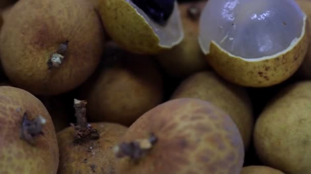 Longan Fruit Term — Video Stock