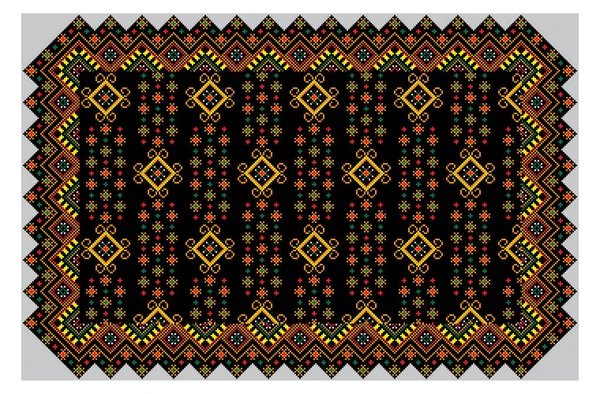 Pattren Sans Couture Modèle Tissu Culture Garde Robe Traditionnelle Vallée — Image vectorielle