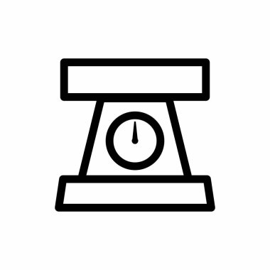 Mutfak Boyutlandırması Taslak Simge Vektörü İllüstrasyonu