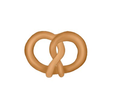 Geleneksel çay içme Renkli illüstrasyon Kuru simit Bir set ürün