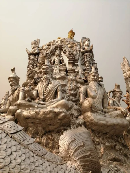 Статуи Древних Религий Концепция Буддизма — стоковое фото