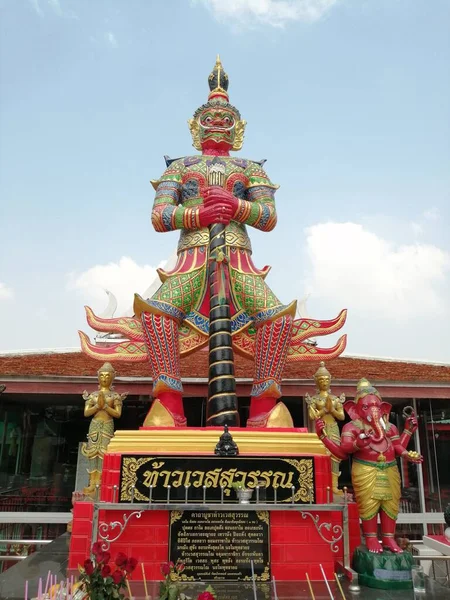 Tempel Van Stad Thailand — Stockfoto