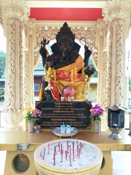 Ganesh Chaturthi Standbeeld Van Boeddhisme Cultuur — Stockfoto