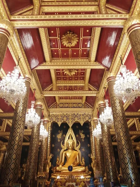 Статуя Будды Религиозный Памятник Концепция Азиатской Культуры — стоковое фото