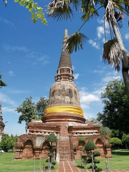 Tayland Şehrindeki Tapınağın Güzel Manzarası — Stok fotoğraf