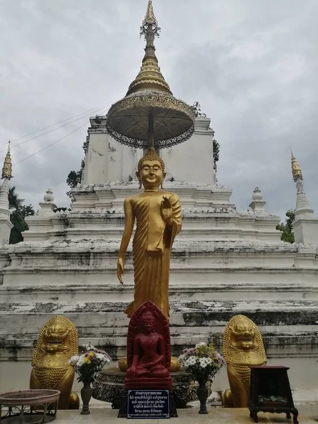 Estátuas Antigas Religiuos Conceito Budismo — Fotografia de Stock