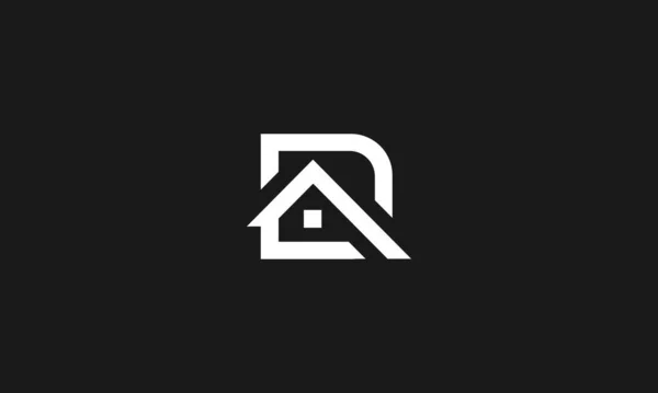 Cartas Real Estate Logo Design Para Utilização Ilustração — Vetor de Stock