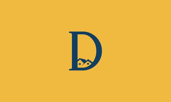 Letters Real Estate Logo Design Illustration Use — Stockvektor