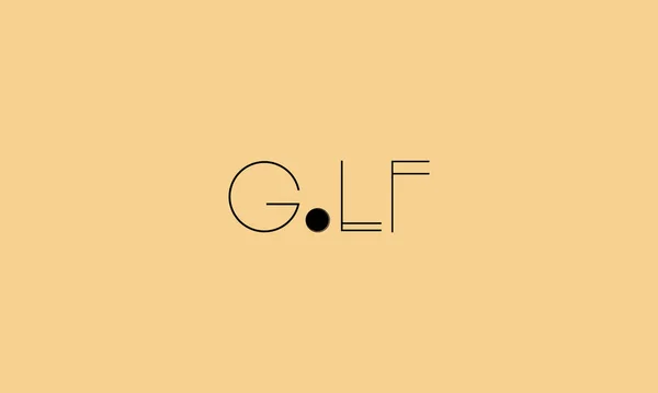 Logotipo Golf Para Uso Ilustración — Vector de stock