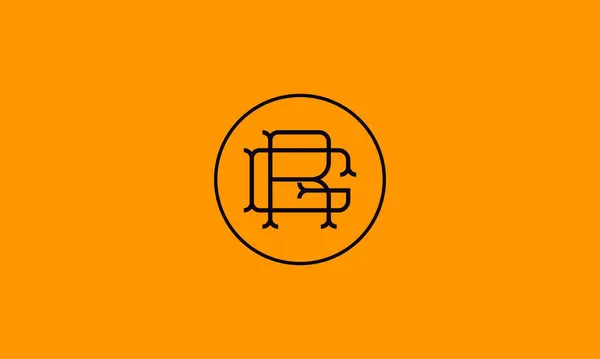 Letters Logo Ontwikkeling Met Negatieve Space Effect Voor Het Gebruik — Stockvector