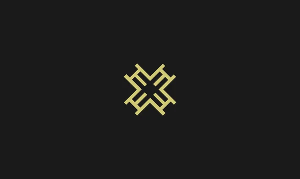 Leter Monogram Logo Ontwerp Voor Het Gebruik Van Illustratie — Stockvector