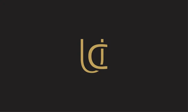 Lettres Logo Design Avec Effet Espace Négatif Pour Utilisation Illustration — Image vectorielle