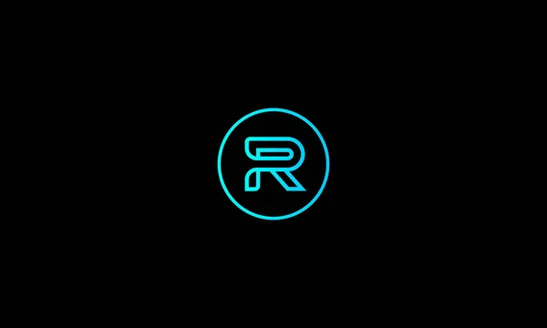 Letter Logo Design Com Efeito Espaço Negativo Para Utilização Ilustração —  Vetores de Stock