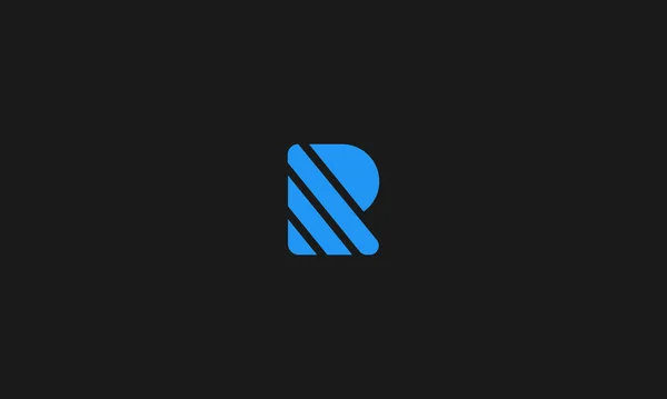 Letter Logo Design Com Efeito Espaço Negativo Para Utilização Ilustração —  Vetores de Stock