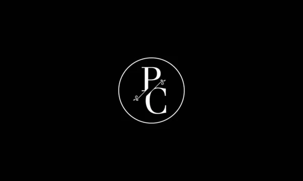 Lettres Conception Logo Avec Effets Spatiaux Négatifs Pour Utilisation Illustration — Image vectorielle