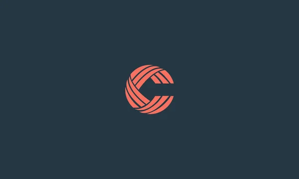 Letter Logo Design Mit Negativem Space Effekt Für Illustrationsverwendung — Stockvektor