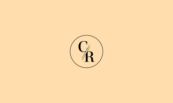 Letters Logo Design Met Negatieve Space Effect Voor Illustratie Gebruik — Stockvector
