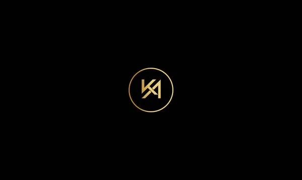 Harfler Ka logosu Olumsuz Uzay Kullanımı Etkisine sahip DESIGN