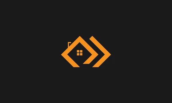 Lettre Logo Avec Icon Immobilier Pour Utilisation Illustration — Image vectorielle