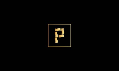 P harfi logosu, çarpıtma kullanımı için negatif uzay etkisine sahip.