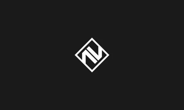 Leer Logo Design Negative Space Effect Illustration Use — стоковый вектор