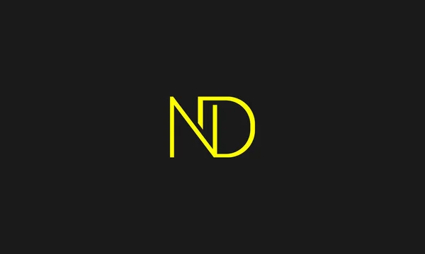 Letters Logo Design Mit Negativem Space Effekt Für Ilustrationsverwendung — Stockvektor