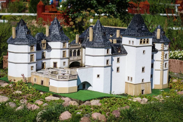 Maquette Castelo Renascentista Localizado Golochow Polônia — Fotografia de Stock