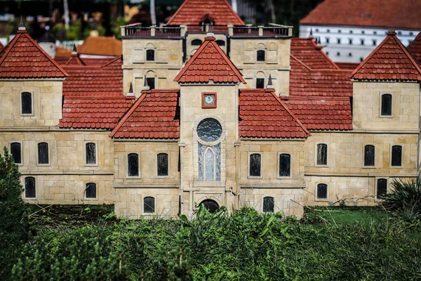 Maquette Palácové Rezidence Krzyztopor Ulez Polsku Největší Palác Evropě Před — Stock fotografie