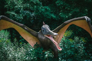 Jurassic Park 'ta uçan sürüngen Cearadactylus' un gerçek boyutlarında.