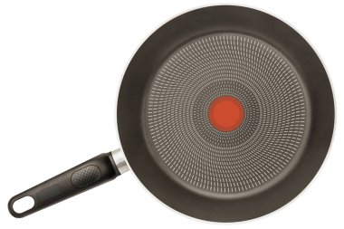 Studio Shot of Frying Pan Non-Stick Black Isolated on White Background clipart