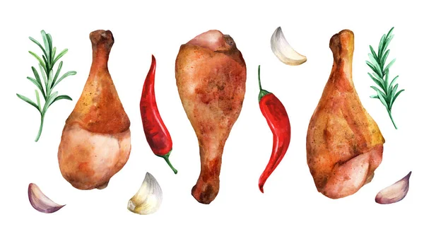 Ψητές Κροκέτες Κοτόπουλου Ψητά Λαχανικά Πίνακα Γραφίτη Κρέας Μπάρμπεκιου Στο — Φωτογραφία Αρχείου
