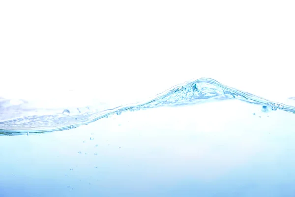 Поверхность Воды Белый Фон Движение Крупный План — стоковое фото