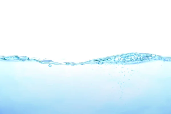 Поверхность Воды Белый Фон Движение Крупный План — стоковое фото