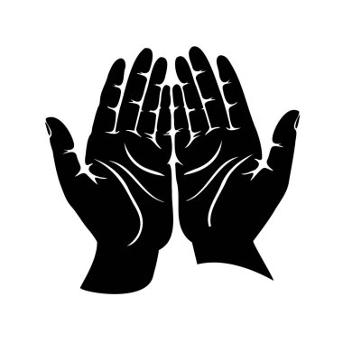  Hand drawn of religious faithful person praying to God, hands prayer, Prayer Dua, praying hands, Islam symbols, Muslim praying, Hand giving a symbol of  receiving