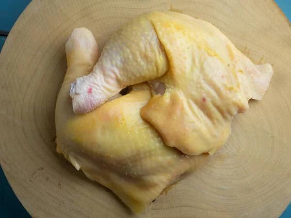 Ovanifrån Färsk Kyckling — Stockfoto