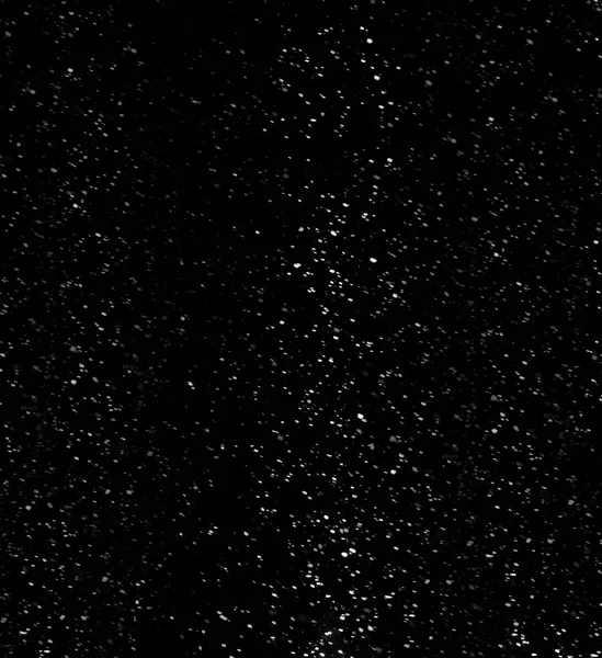 Schneefall Nachtszene Gegenlicht Verschneite Straße Einer Dunkelschwarzen Nacht Winter Winterliche — Stockfoto