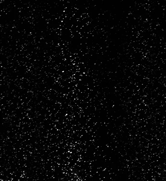 Schneefall Nachtszene Gegenlicht Verschneite Straße Einer Dunkelschwarzen Nacht Winter Winterliche — Stockfoto