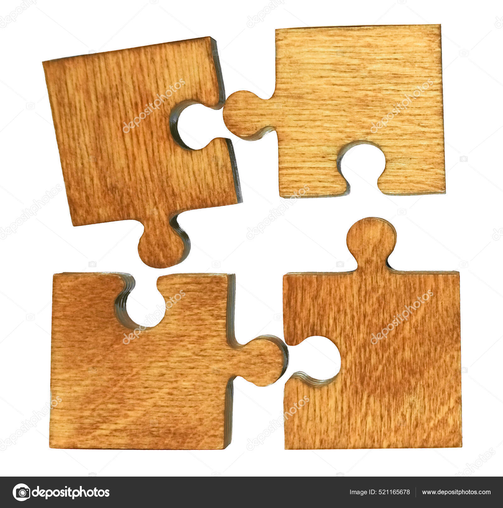 Puzzle de madeira para publicidade e empresas