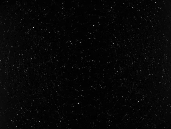 Senderos Estrellas Girando Horizonte Cielo Nocturno Con Rastro Estrella Circular — Foto de Stock