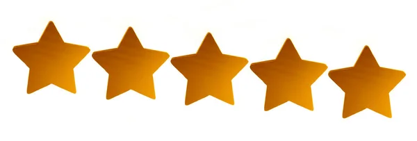 Ícone Cliente Quatro Estrelas Ouro Para Revisão Classificação Produto Estrelas — Fotografia de Stock