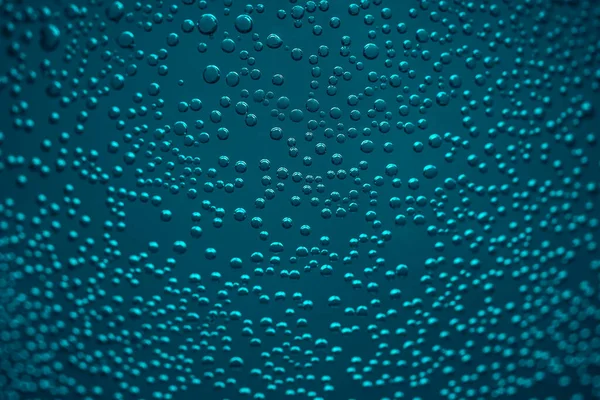 Krople Wody Szkło Krople Deszczu Abstrakcyjne Tło Kropelek Wody Deszczowej — Zdjęcie stockowe