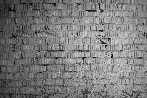 Painted White Brick Wall Background Street Painting Wall Background Grey — Stock Photo, Image