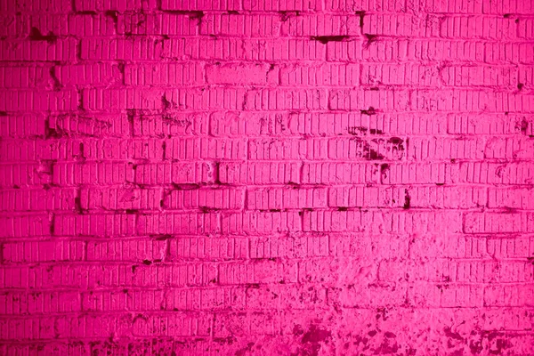 Стена Розового Брика Фона Стена Уличной Живописи Фон Фиолетовой Фиолетовой — стоковое фото