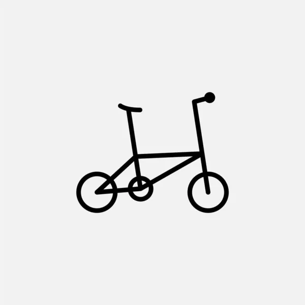 Bike Bicycle Line Icon Design Concept — Stock Vector