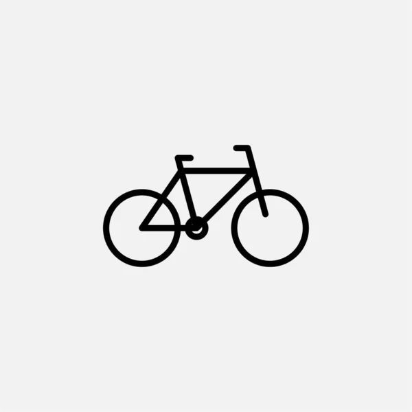 Bicicleta Conceito Design Ícone Linha Bicicleta — Vetor de Stock