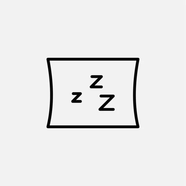 Концепція Дизайну Піктограм Sleep Nap Line — стоковий вектор