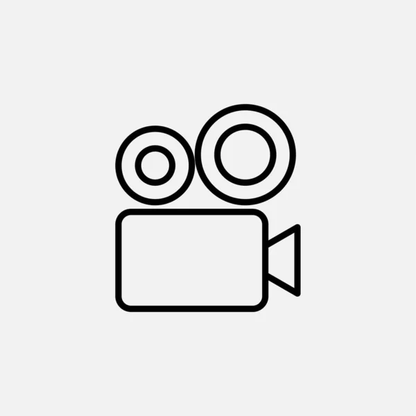 Video, ortam oynatıcı, multimedya, kayıt hattı simgesi tasarımı kavramı