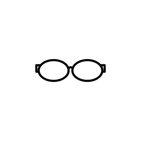 Brille Sonnenbrille Brille Brillenzeilensymbol Vektor Illustration Logo Vorlage Für Viele — Stockvektor