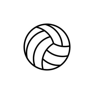 Voleybol Hattı Simgesi, Vektör, Resim, Logo Şablonu. Birçok Amaç İçin Uygun.